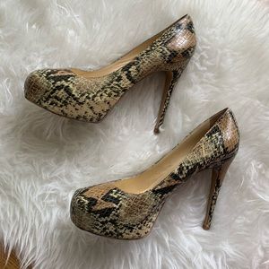 KOKO & palenki Snakeskin Pump Size 10